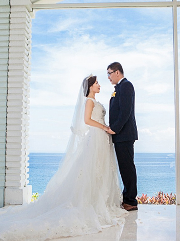 巴厘岛蓝点教堂婚礼,教堂婚礼,海外婚礼